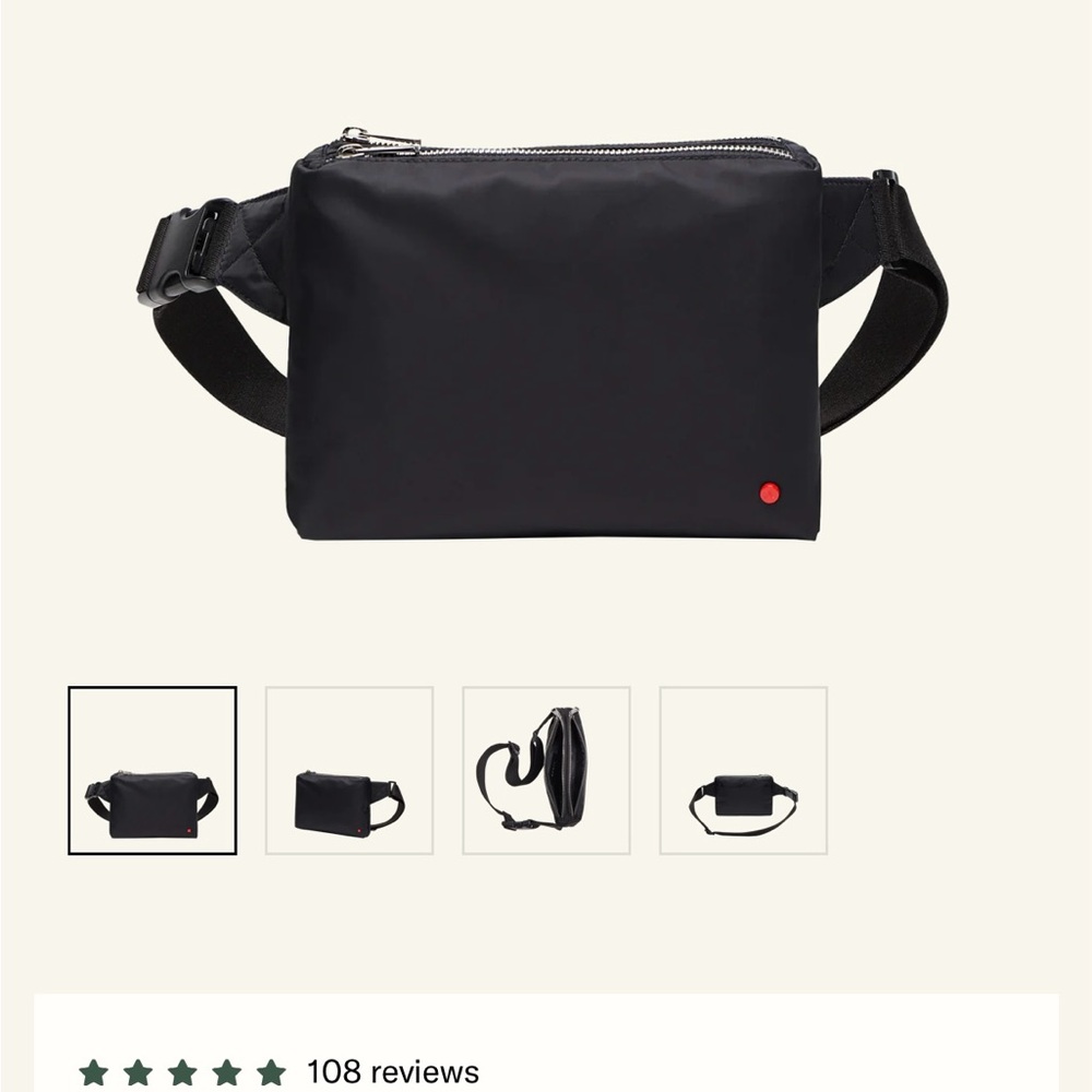 STATE Lorimer Fanny Pack (Black Crossbody Bag) 
Brand new with tags
